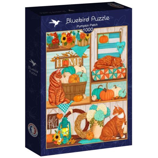 Puzzle Bluebird Kürbisfeld 1000 Teile