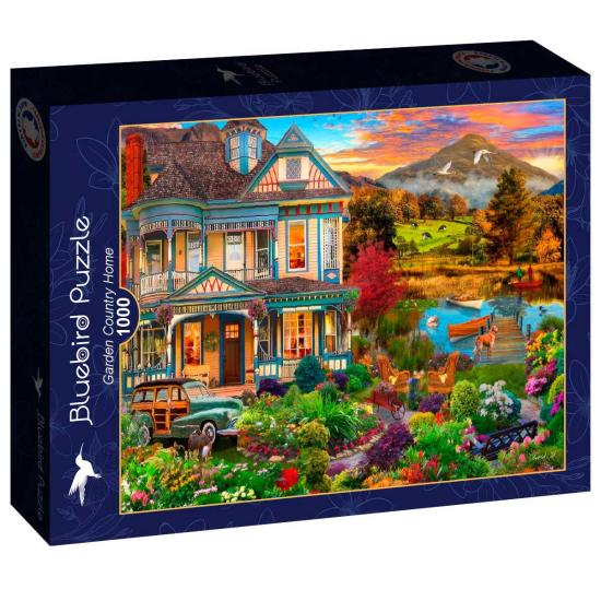 Puzzle Bluebird Garten-Landhaus 1000 Teile
