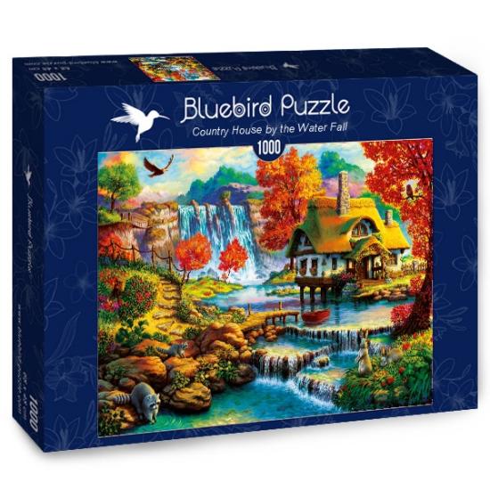 Bluebird Country House Next to the Waterfall Puzzle 1000 Teile