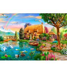 Bluebird Country House by the Lake Puzzle 1000 Teile