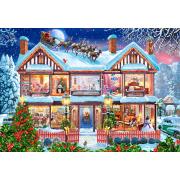 Puzzle Bluebird Weihnachtshaus 1000 Teile
