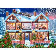 Puzzle Bluebird Weihnachtshaus 2000 Teile