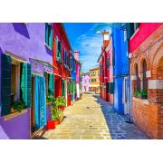 Puzzle Bluebird Maisons Colorées, Burano 500 Teile
