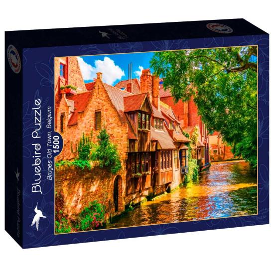Puzzle Bluebird Brügger Altstadt, Belgien 1500 Teile