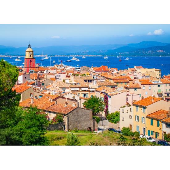 Puzzle Bluebird Die Altstadt von St. Tropez 500 Teile