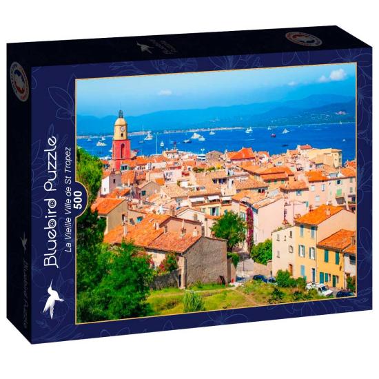 Puzzle Bluebird Die Altstadt von St. Tropez 500 Teile