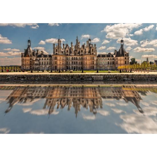 Bluebird Castle von Chambord, Frankreich 1000-teiliges Puzzle