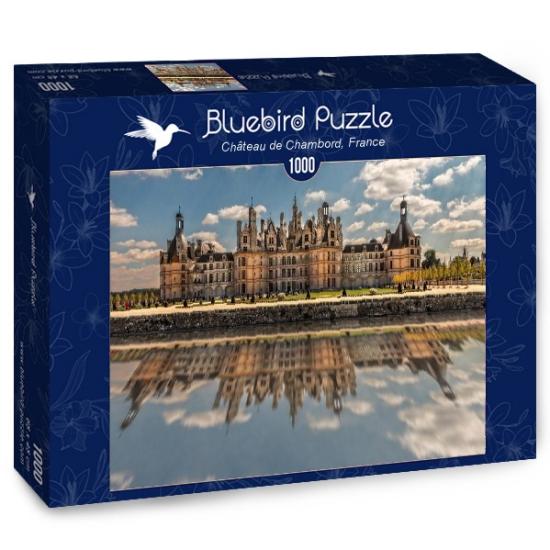 Bluebird Castle von Chambord, Frankreich 1000-teiliges Puzzle