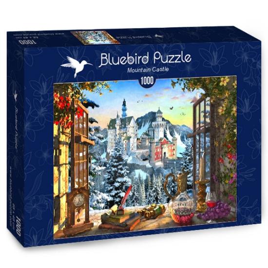 Bluebird Mountain Castle Puzzle 1000 Teile