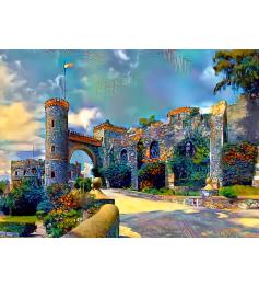 Bluebird Castle of Sta Cecilia Guanajuato Puzzle mit 1000 Teilen