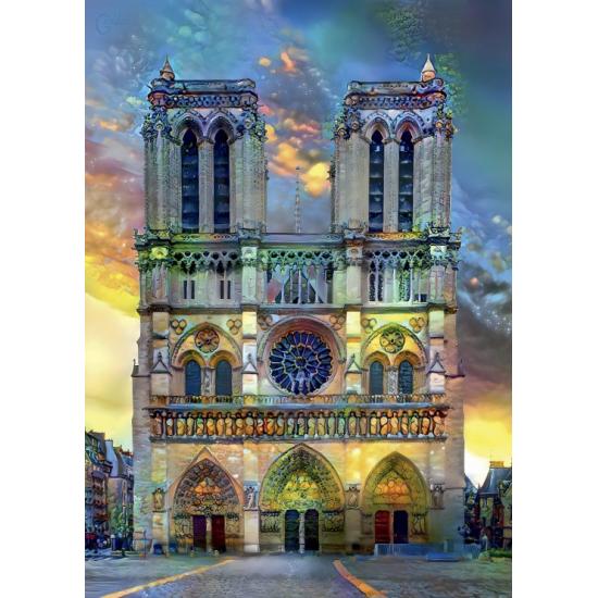 Puzzle Bluebird der Kathedrale Notre Dame, 500 Teile