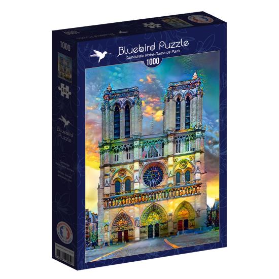 Bluebird Kathedrale Notre Dame, Paris 1000 Teile Puzzle