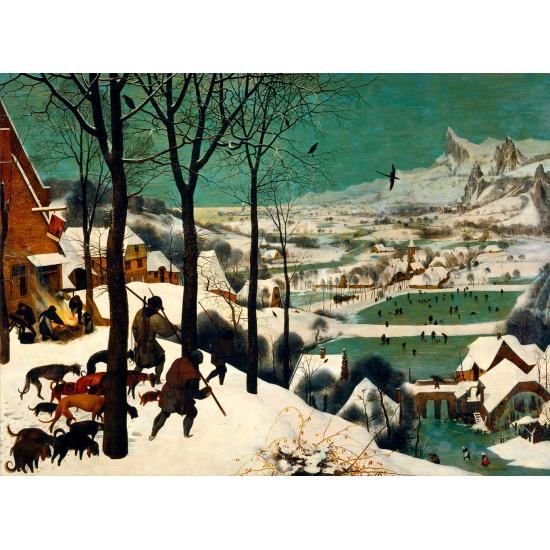 Bluebird Hunters in the Snow Puzzle 3000 Teile