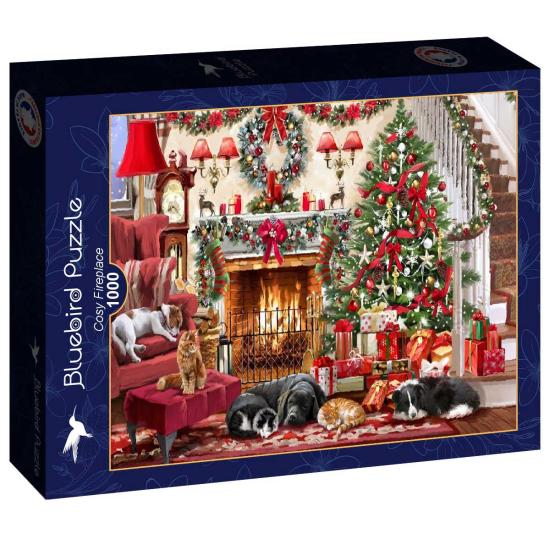 Bluebird Cozy Fireplace Puzzle 1000 Teile