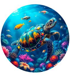 Puzzle Bluebird Rundes Sous L'Ocean 501 Teile