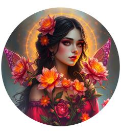 Bluebird Rundes Puzzle Geheimnisvolle Schönheit 501 Teile