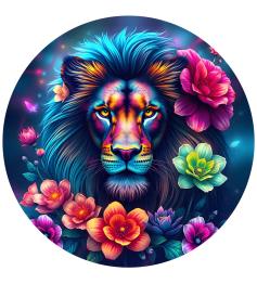 Puzzle Bluebird Rundes Regenbogenlöwe 501 Teile