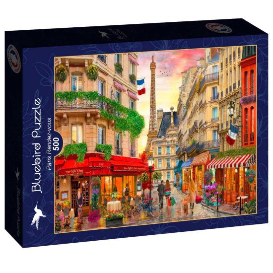 Puzzle Bluebird Rendezvous in Paris 500 Teile