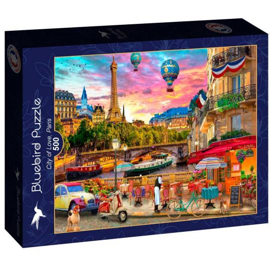 Puzzle Bluebird Stadt der Liebe, Paris 500 Teile