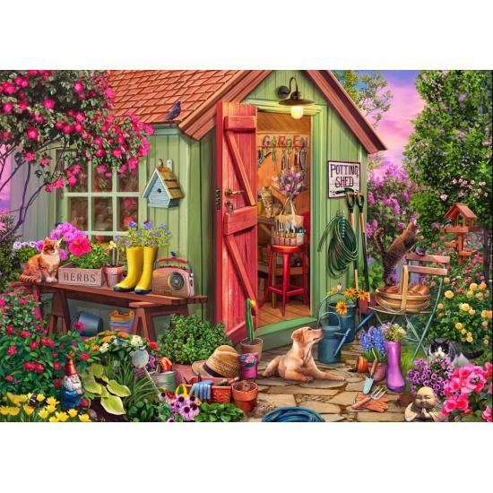 Puzzle Bluebird Geräteschuppen 500 Teile