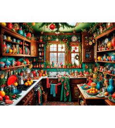 Puzzle Bluebird Landhausküche Weihnachten 1500 Teile