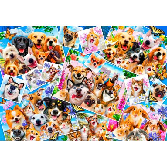 Bluebird Collage of Pet Selfies Puzzle 260 Teile Bluebird Collage of Pet Selfies Puzzle 260 Teile