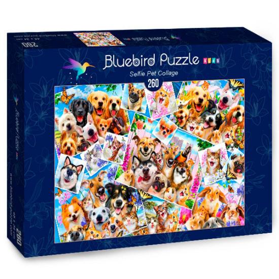 Bluebird Collage of Pet Selfies Puzzle 260 Teile Bluebird Collage of Pet Selfies Puzzle 260 Teile