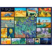 Bluebird Collage Puzzle von Vincent Van Gogh mit 4000 Teilen