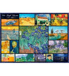 Bluebird Collage Puzzle von Vincent Van Gogh mit 4000 Teilen