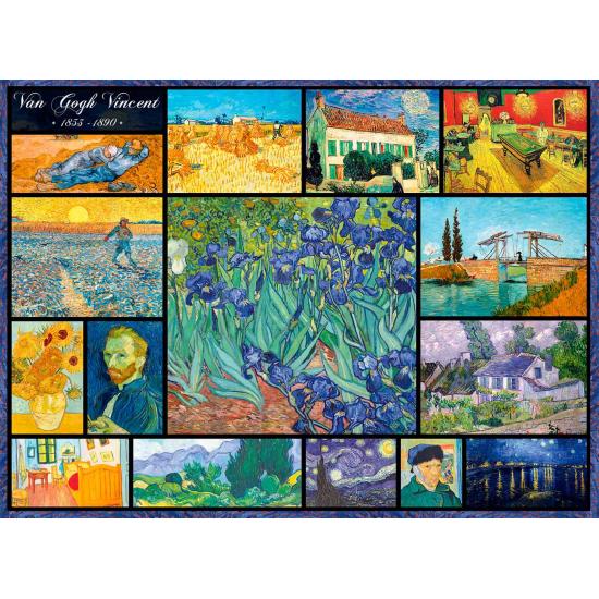 Bluebird Collage Puzzle von Vincent Van Gogh mit 4000 Teilen Bluebird Collage Puzzle von Vincent Van Gogh mit 4000 Teilen