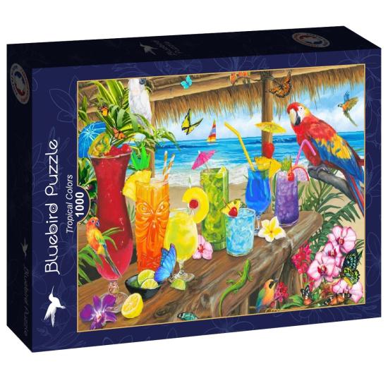 Puzzle Bluebird Tropische Farben 1000 Teile