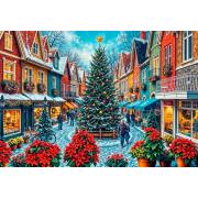 Puzzle Bluebird Weihnachtseinkauf Auf Dem Stadtplatz 1000-teilig