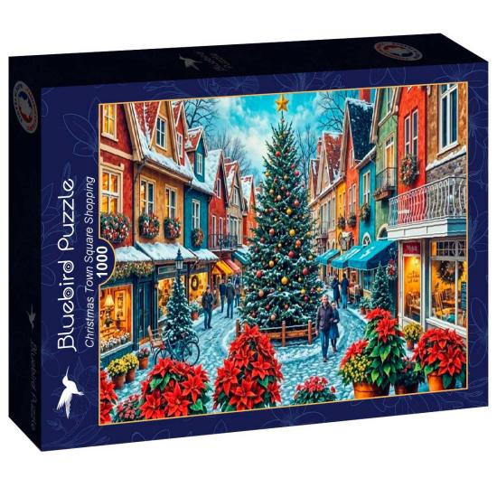 Puzzle Bluebird Weihnachtseinkauf Auf Dem Stadtplatz 1000-teilig
