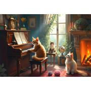 Puzzle Bluebird Katzenkonzert 1000 Teile