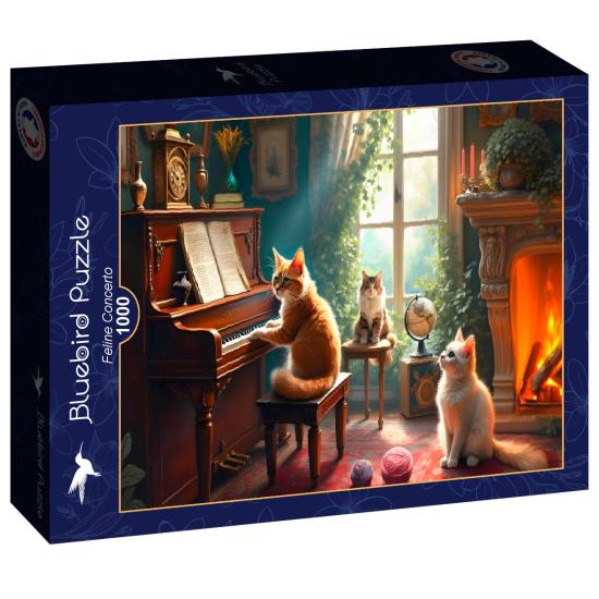 Puzzle Bluebird Katzenkonzert 1000 Teile