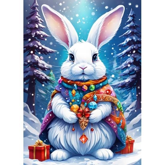 Puzzle Bluebird Winterhase 500 Teile