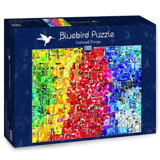 Bluebird Puzzle Farbige Dinge 1000 Teile