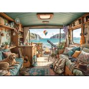 Puzzle Bluebird Cozy Campingplatz Coast 500 Teile