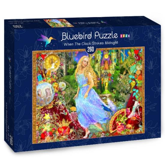 Bluebird-Puzzle, wenn die Uhr zwölf schlägt, 260 Teile Bluebird-Puzzle, wenn die Uhr zwölf schlägt, 260 Teile