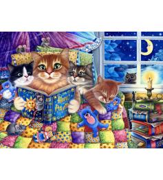 Puzzle Bluebird Gute-Nacht-Geschichten Für Kätzchen XXL 300 Teil