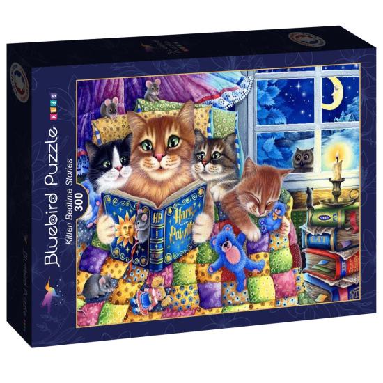 Puzzle Bluebird Gute-Nacht-Geschichten Für Kätzchen XXL 300 Teil