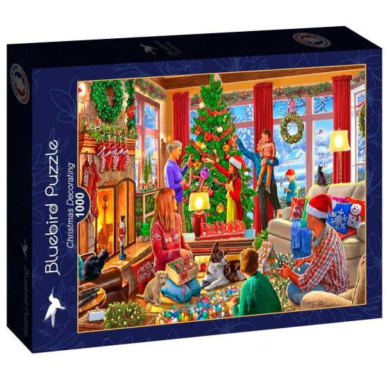 Puzzle Bluebird Weihnachtsdekoration 1000 Teile