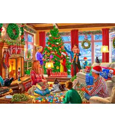 Puzzle Bluebird Weihnachtsdekoration 2000 Teile