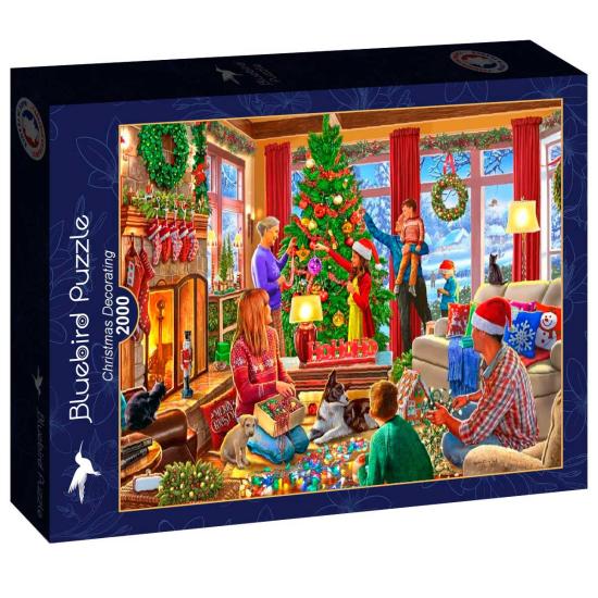 Puzzle Bluebird Weihnachtsdekoration 2000 Teile