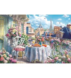 Puzzle Bluebird Frühstück Auf Dem Balkon In Paris 1000 Teile