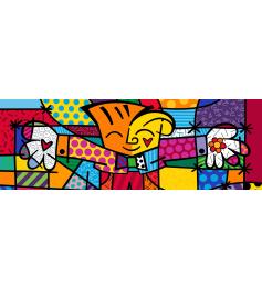 Puzzle Bluebird Die Umarmung Panorama 1000 Teile