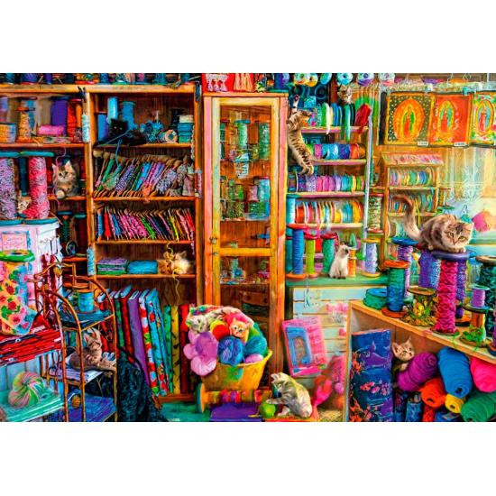 Puzzle Bluebird Cat's Heaven 1000 Teile