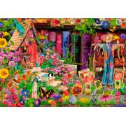 Bluebird Der Garten der Vogelscheuche Puzzle 1000 Teile