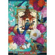 Puzzle Bluebird Der Asiatische Garten 2000 Teile