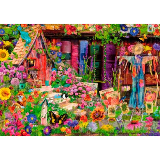 Puzzle Bluebird Der Garten der Vogelscheuche 2000 Teile Puzzle Bluebird Der Garten der Vogelscheuche 2000 Teile